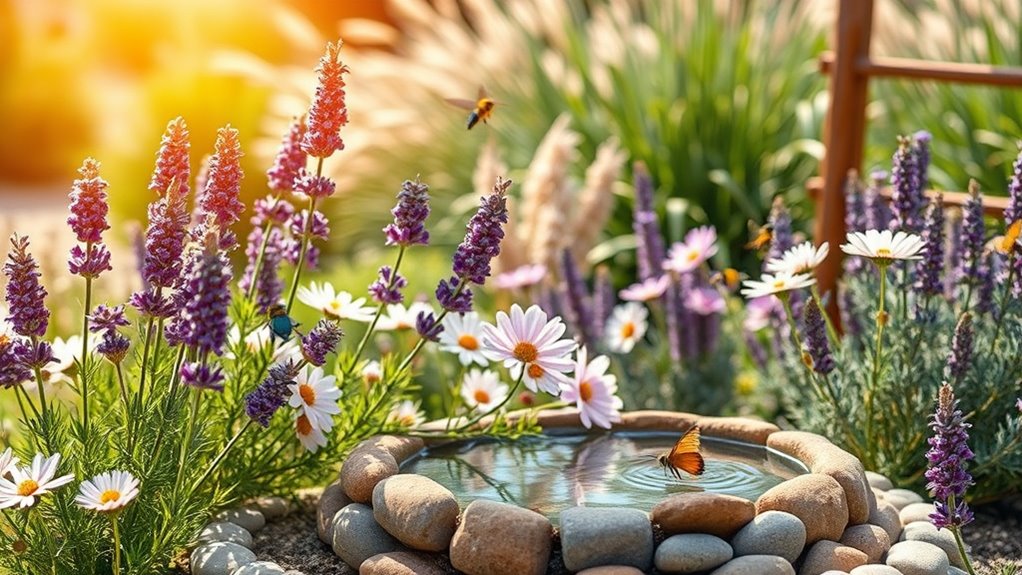 pollinator friendly drought garden