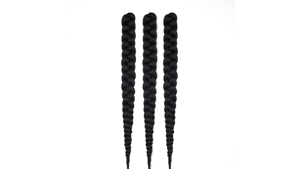 pre stretched hypoallergenic braiding hair