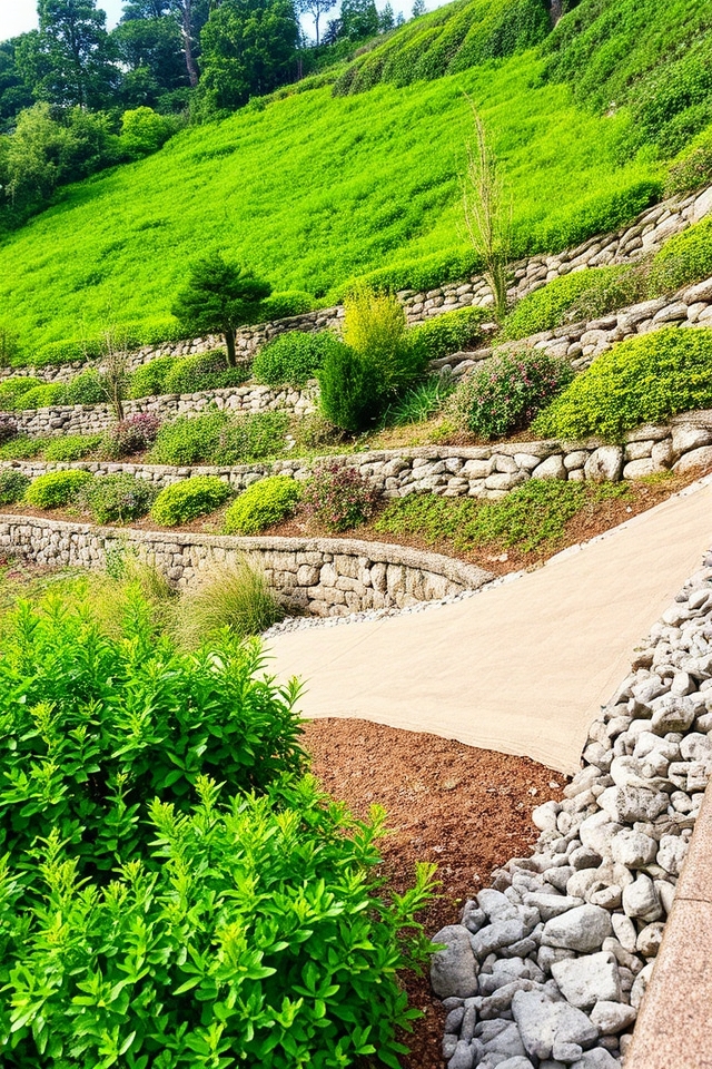 preventing hillside soil erosion