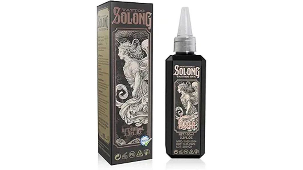 professional black tattoo ink
