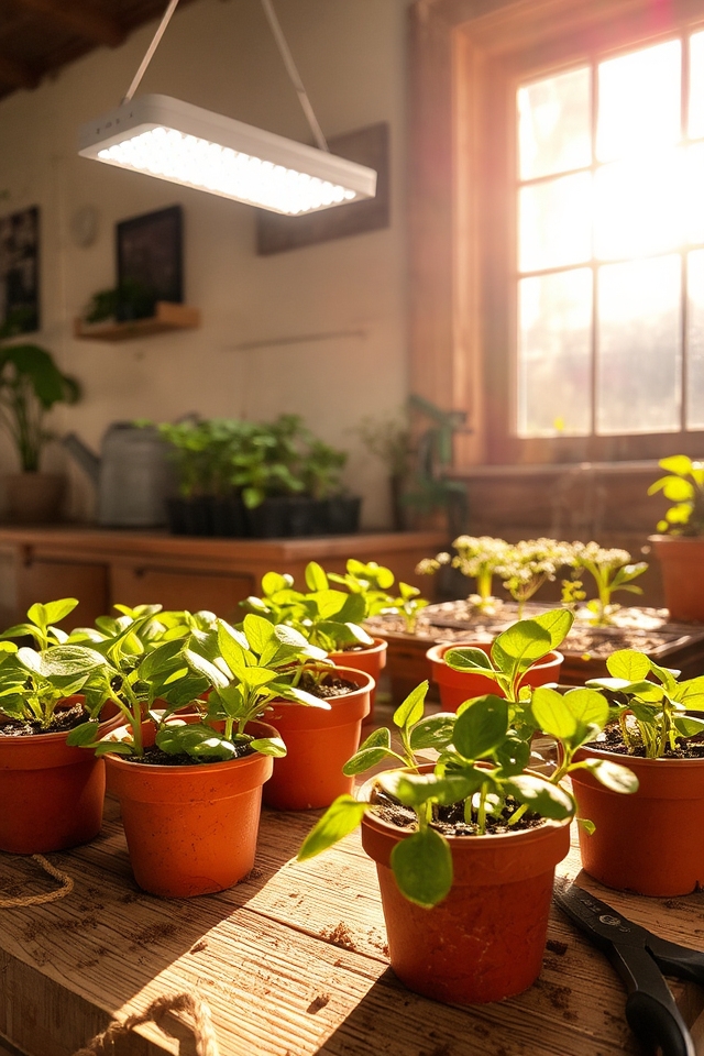 proper light for growth