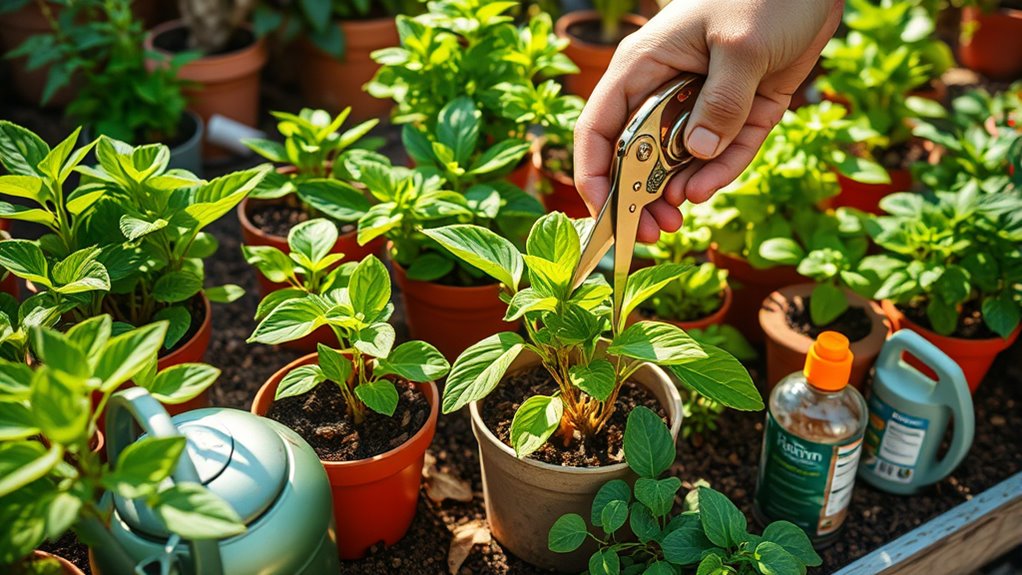 prune monitor water fertilize