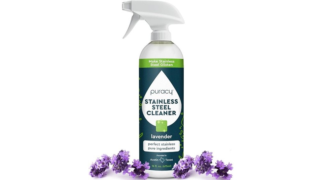puracy lavender stainless cleaner
