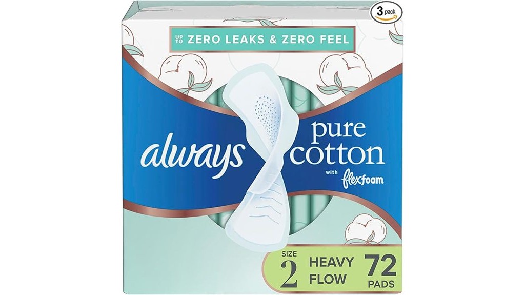 pure cotton feminine pads