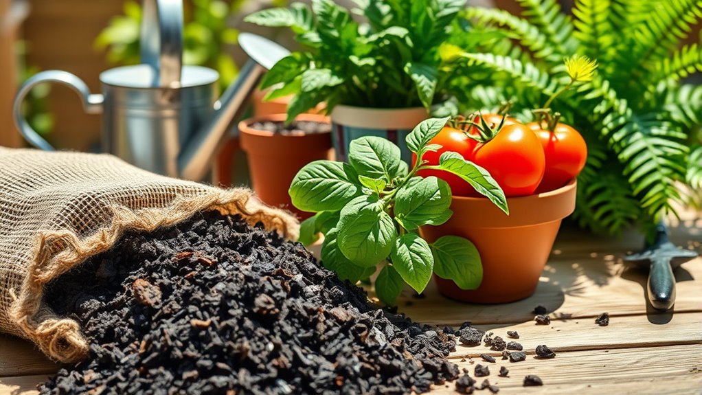 quality potting mix benefits