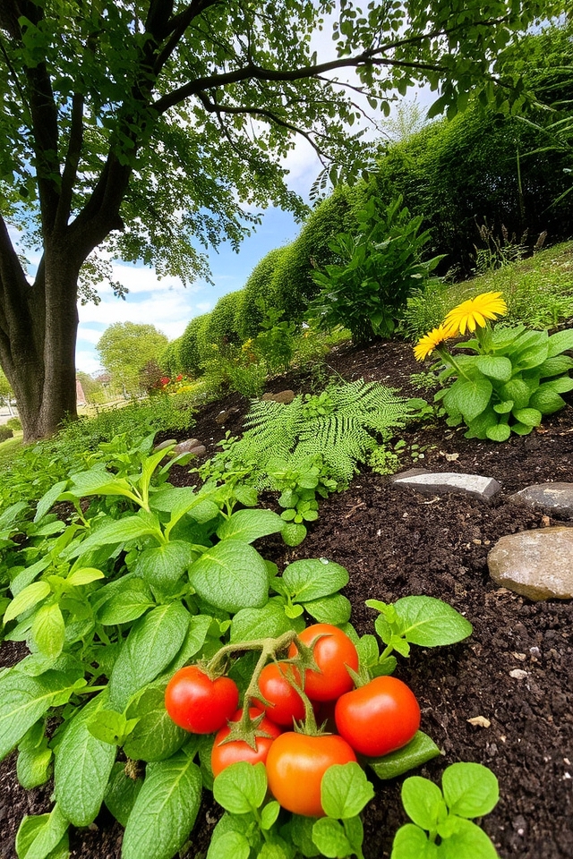 rain garden for biodiversity