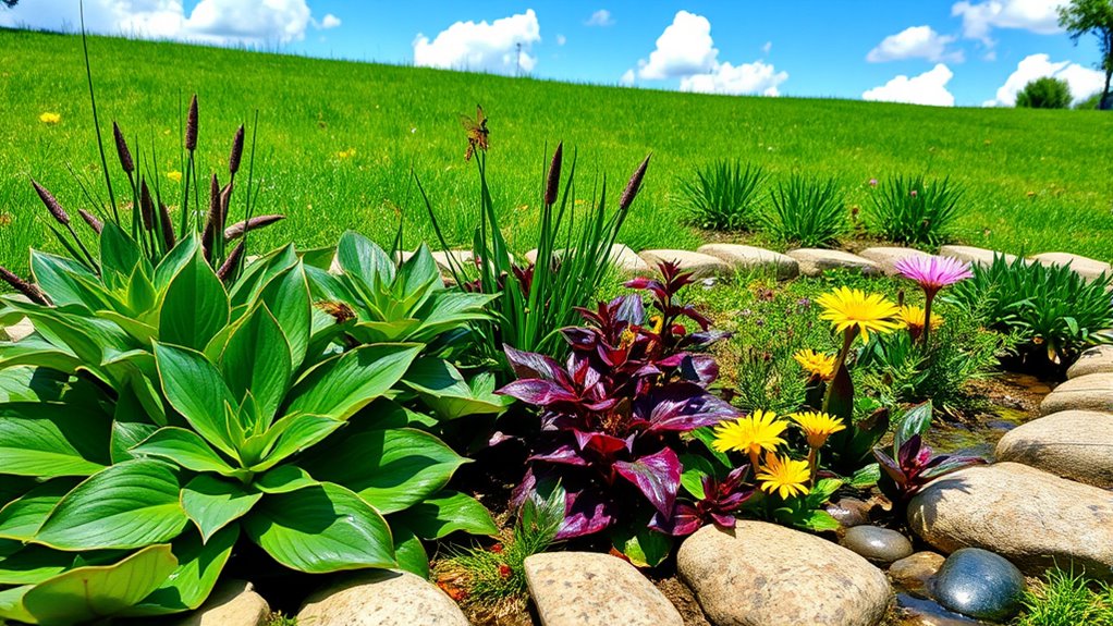 rain garden for stormwater management