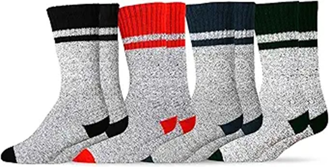 recycled cotton thermal socks