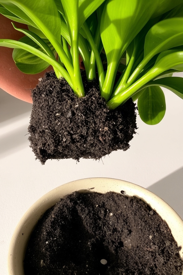 repot as roots grow