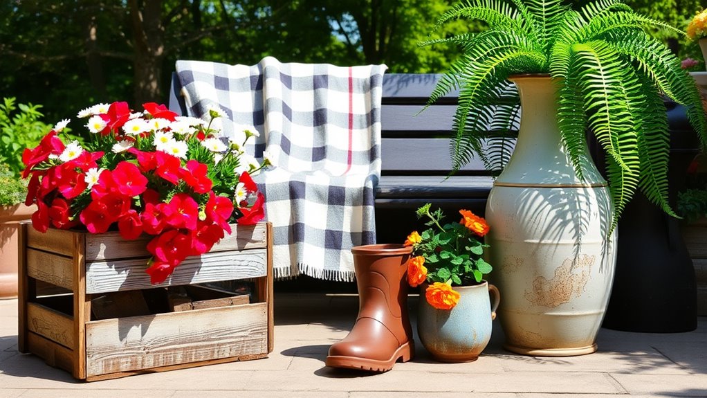 repurposed unique planter ideas