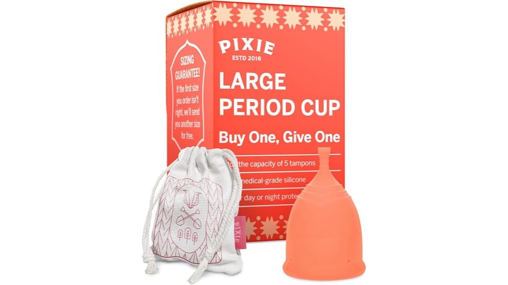 reusable medical grade silicone cup