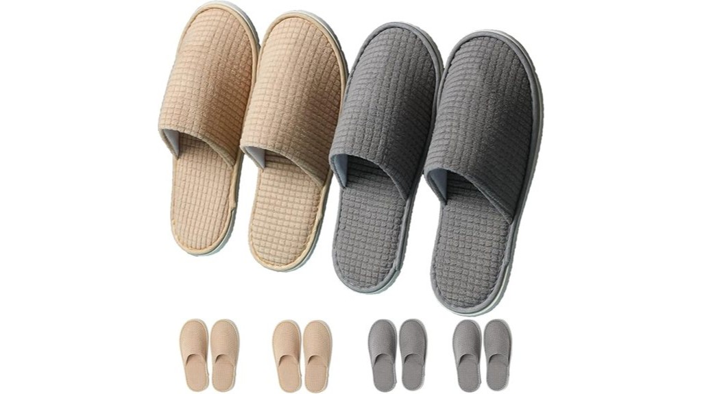 reusable unisex spa slippers
