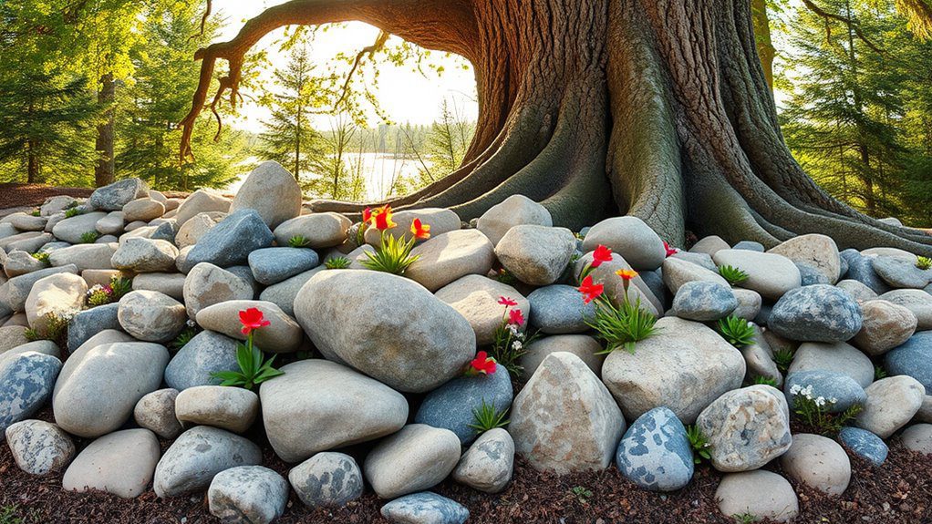 17 Creative Ideas for a Flowerbed Around Tree Spaces