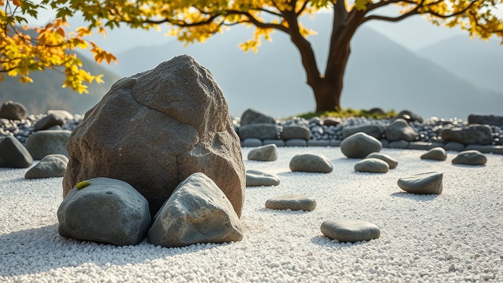 rocks symbolize natural landscapes