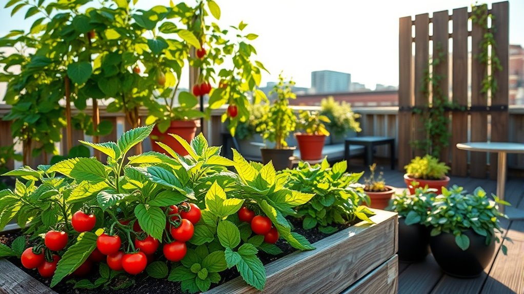 rooftop vegetable gardening benefits