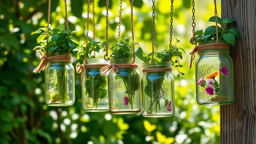 rustic functional hanging decor