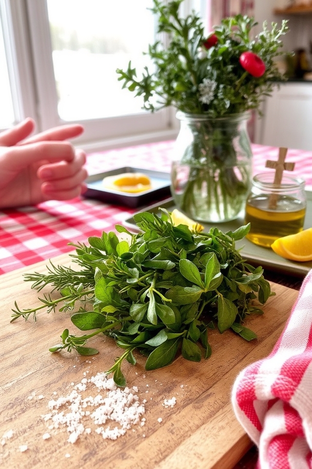 scented herbs for winter