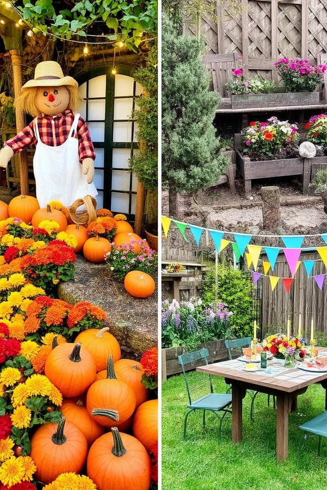 seasonal decorations for gardens