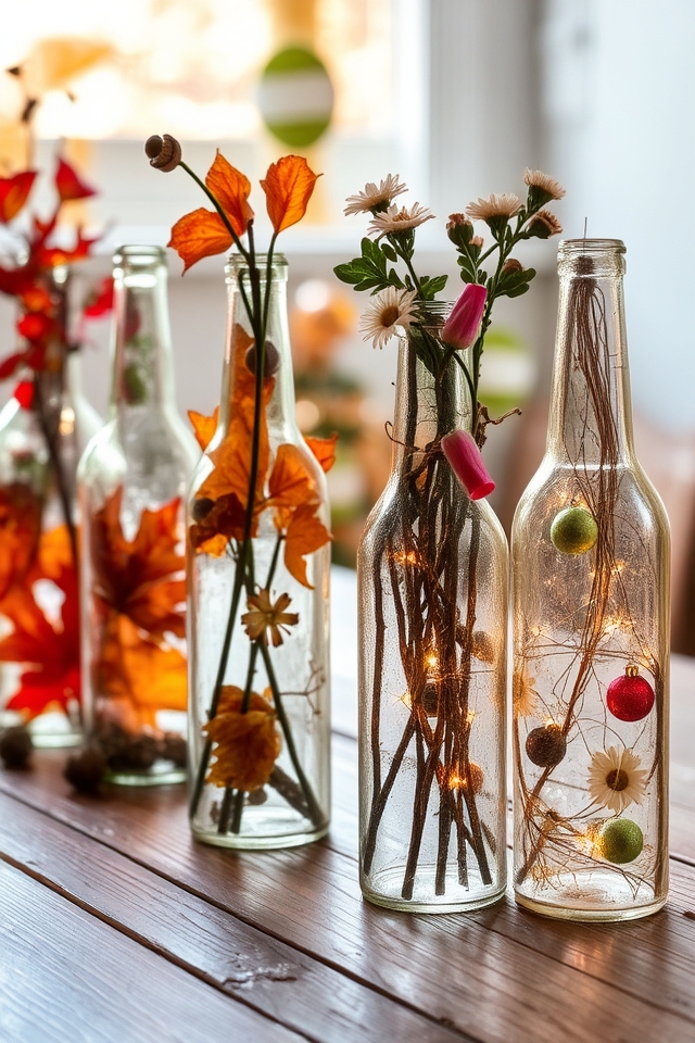seasonal display bottle decorations