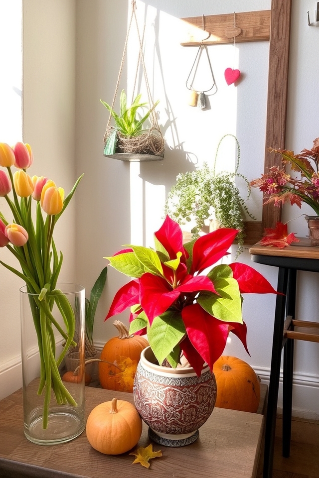 seasonal floral home decor