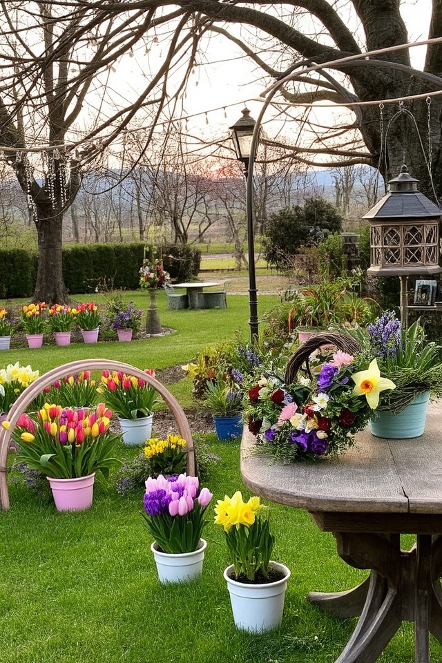 seasonal garden transformation elements
