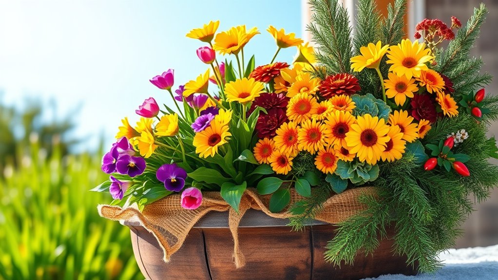seasonal planter design ideas