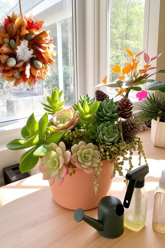 seasonal watering and light