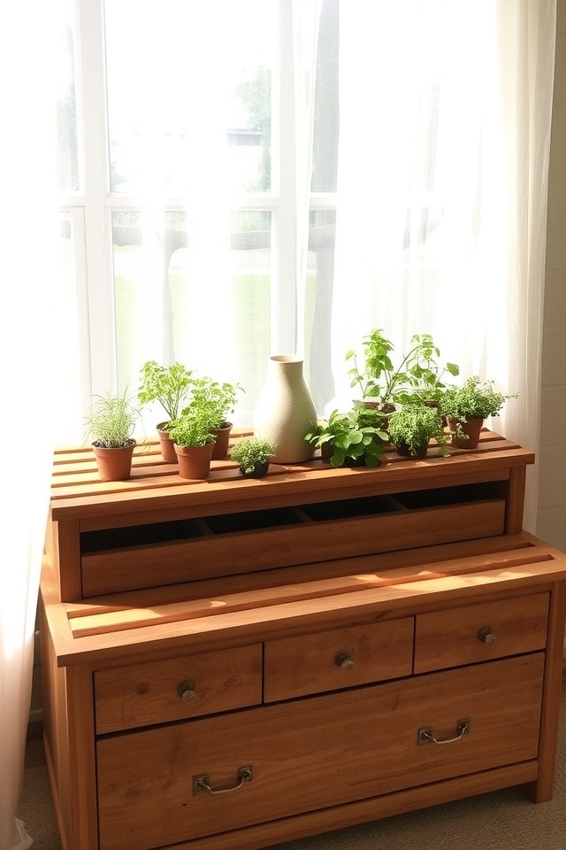 seating storage plant benches