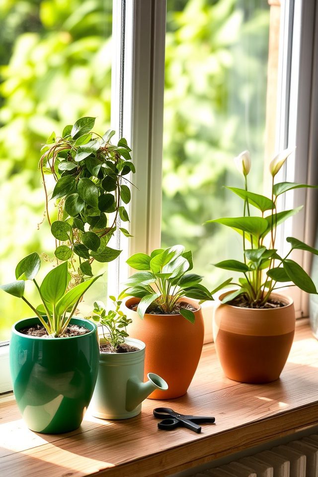 self watering pots simplify gardening