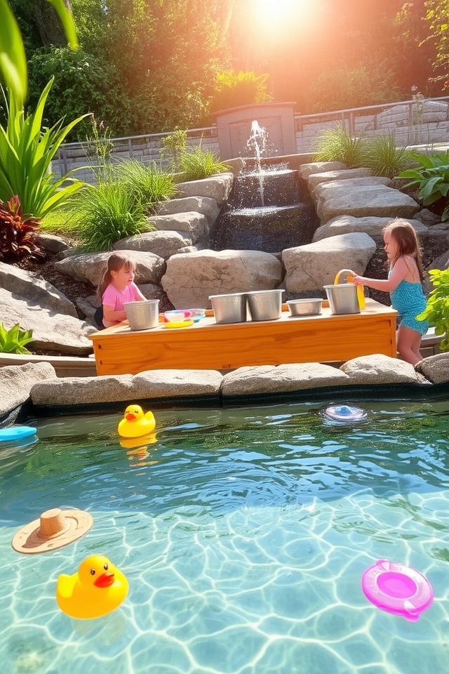 sensory rich water play