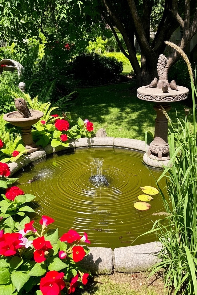 serene front yard oasis