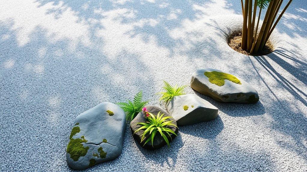 serene minimalist garden design