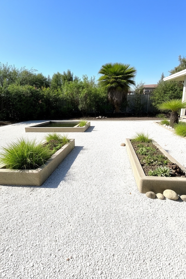 serene minimalist garden design