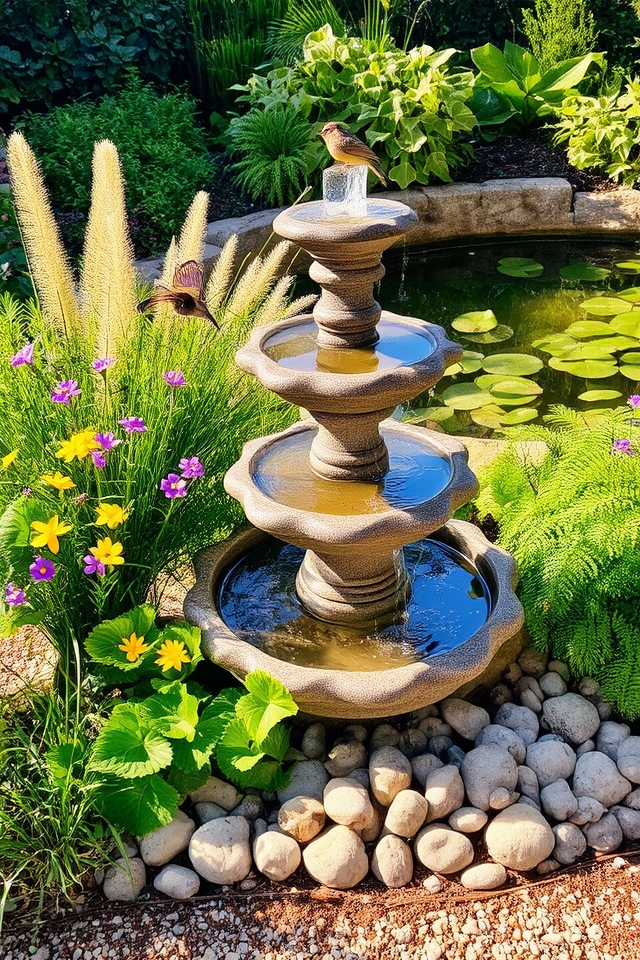 serene outdoor water feature