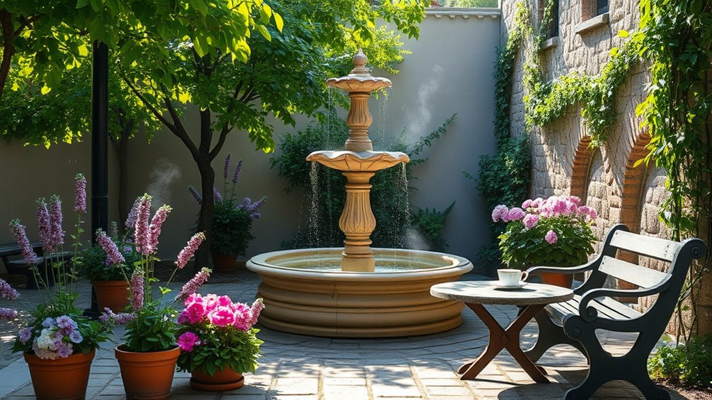 serene outdoor water oasis