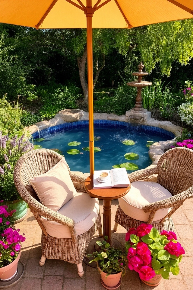 serene seating area enhancement
