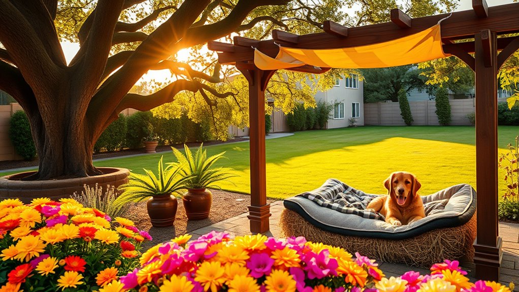 shade and shelter spots