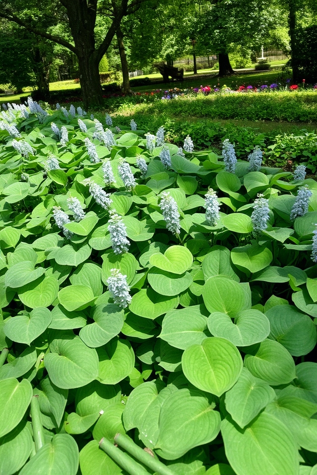 shady garden foliage beauty