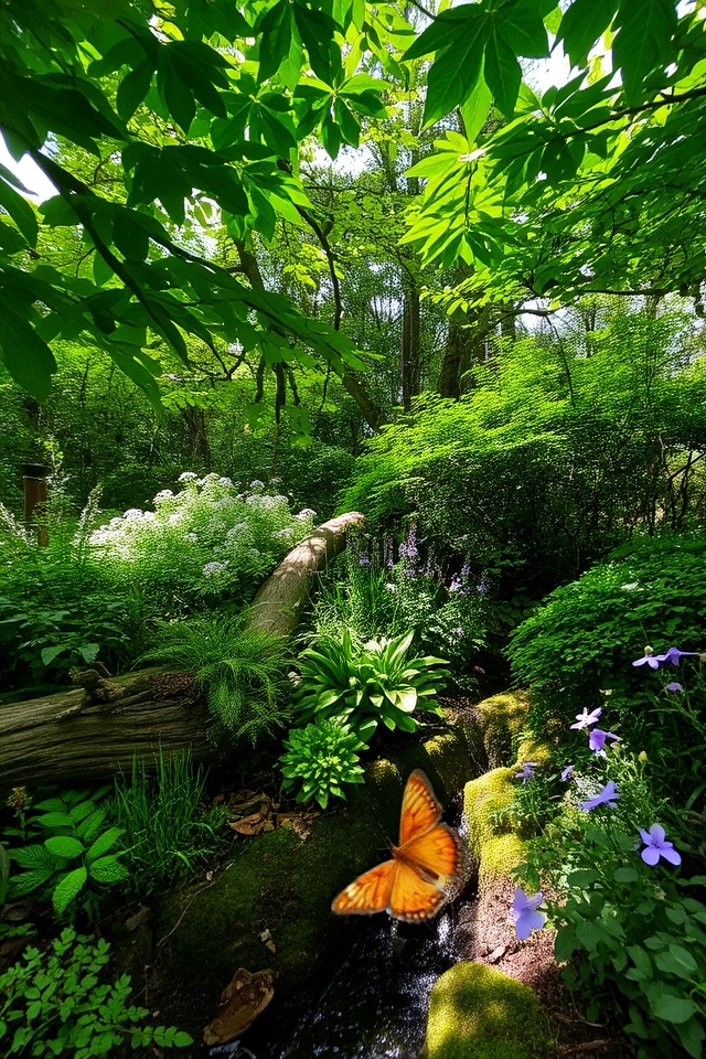 shady wildlife habitat creation