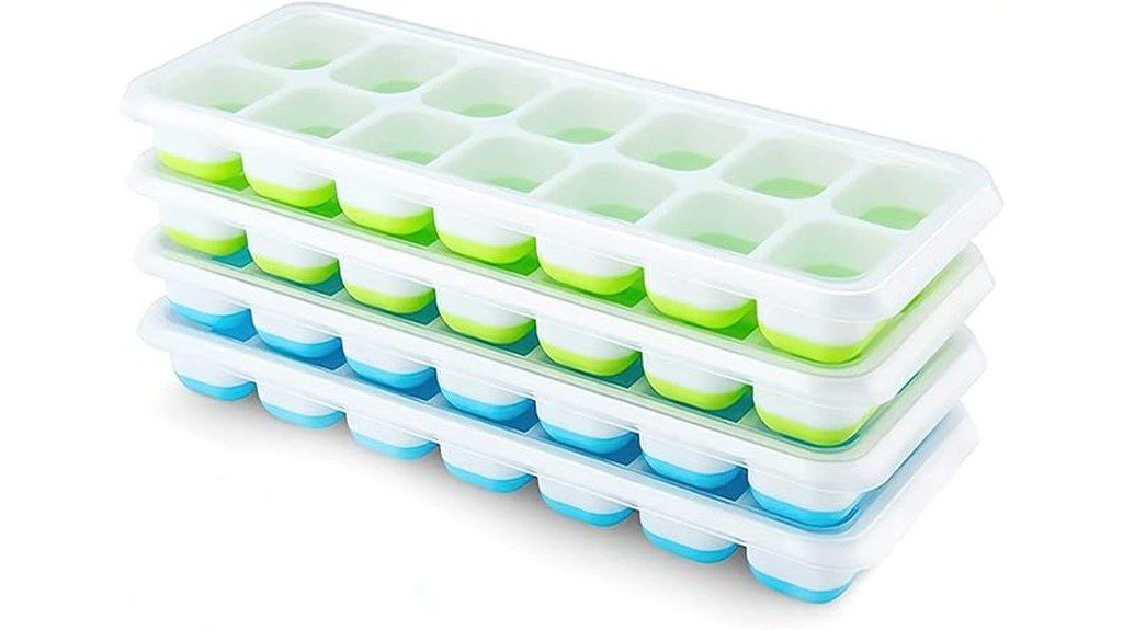 silicone ice cube trays