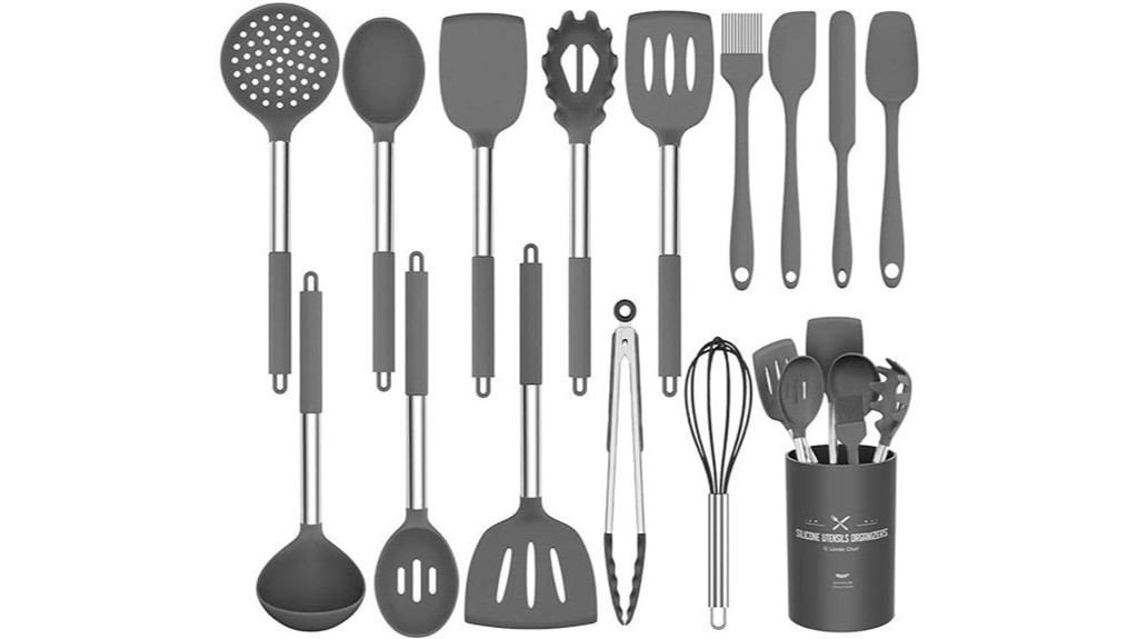 silicone kitchen utensil set