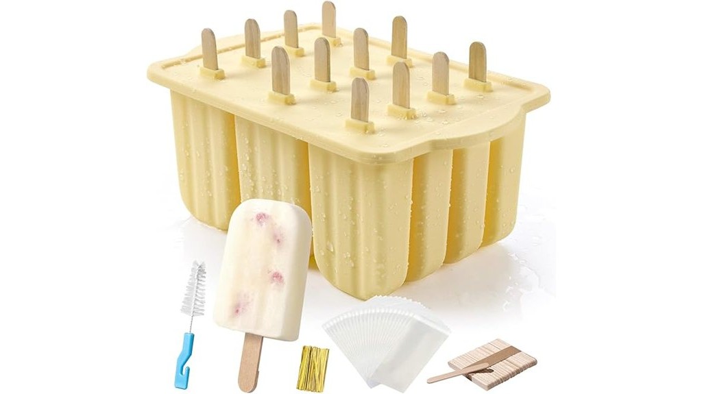 silicone popsicle mold set