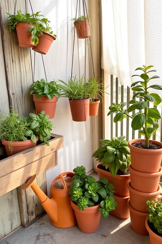 small space container gardening