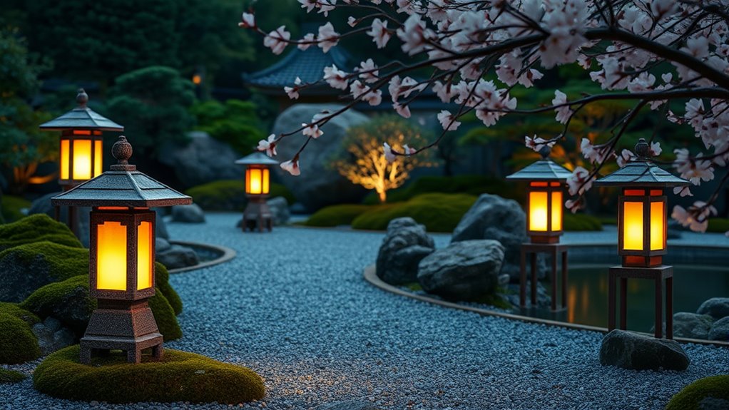 soft ambient lantern lighting