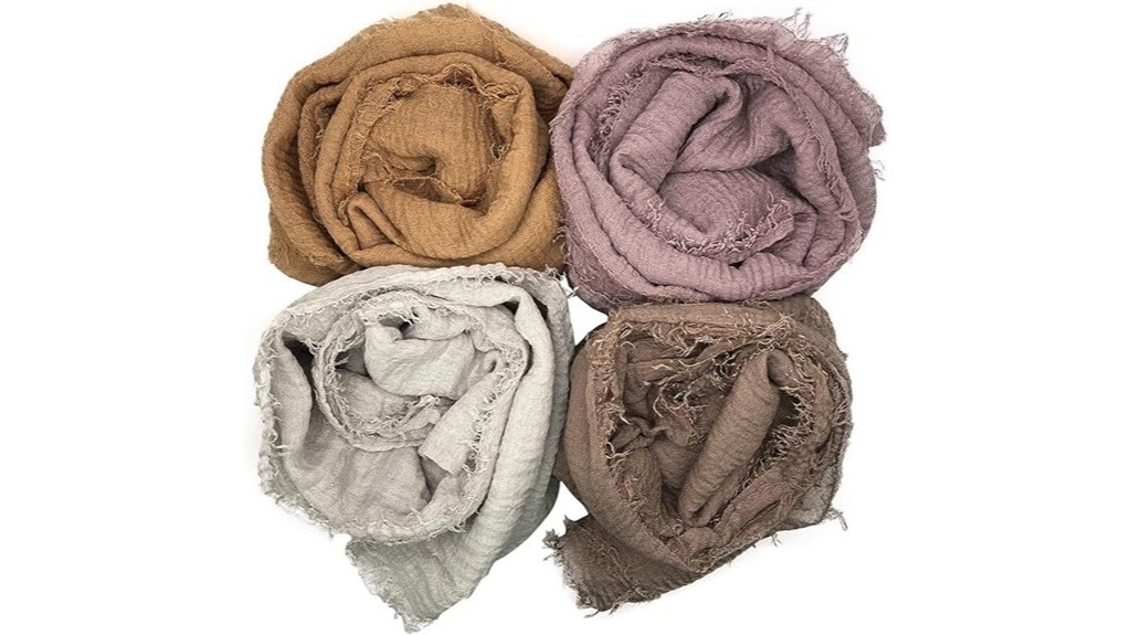 soft cotton hemp shawl