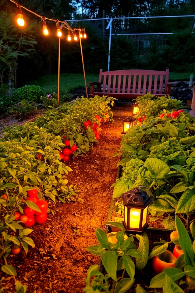 soft solar garden lights