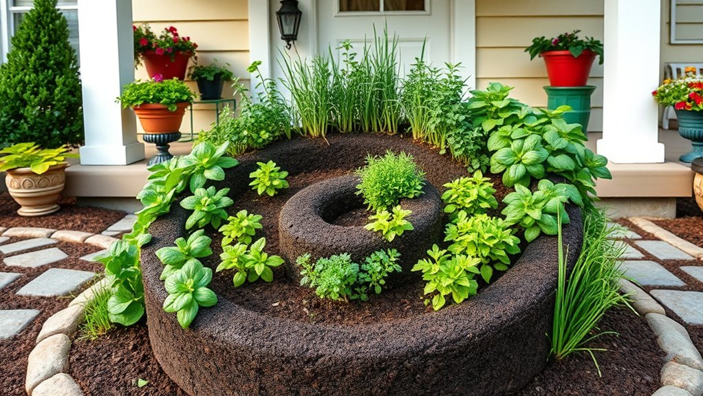space efficient herb garden design