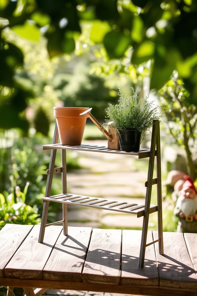 space saving folding garden storage