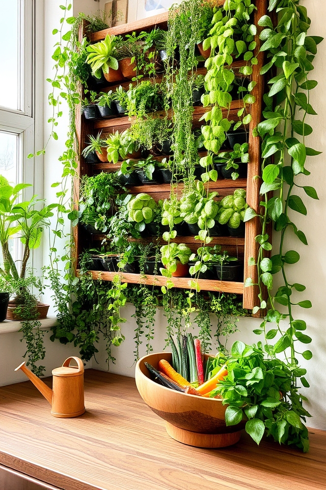 space saving indoor greenery solution