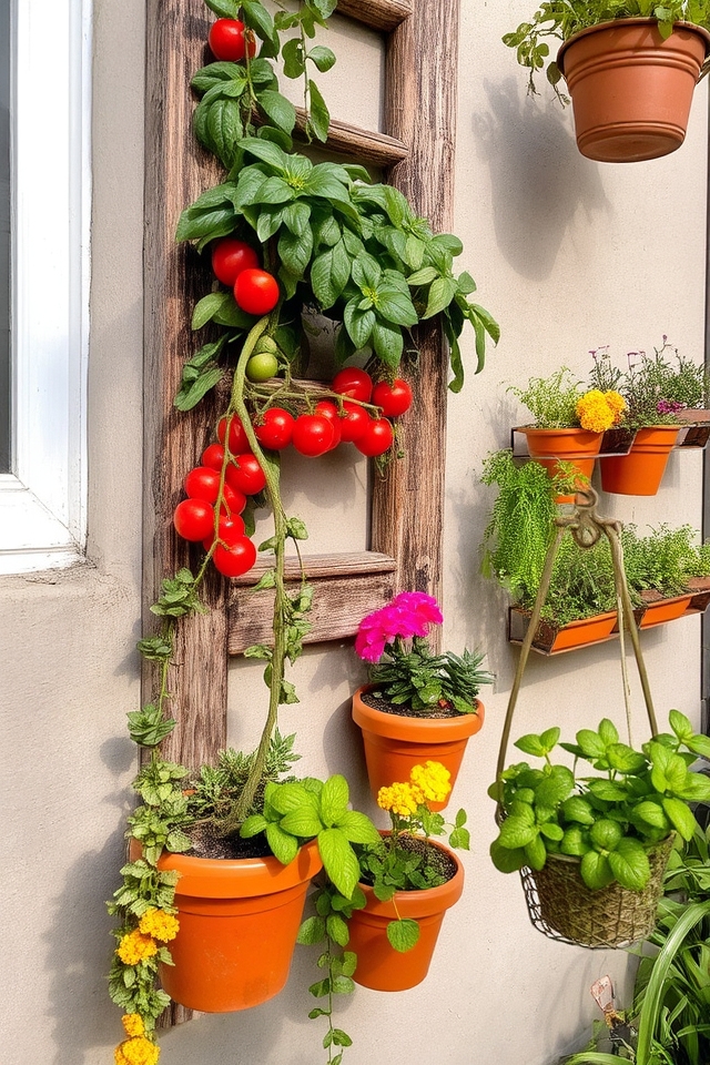 space saving vertical gardening